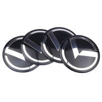 4 vnt. 56/60/65 mm automobilio ratlankių centriniai dangteliai, ženklelis, padangų stebulės lipdukas KIA Ceed Forte K9 Optoma Picanto Rio Sorento Soul Sportage