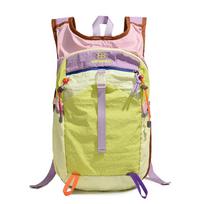 Schoolbag Dopamine Lightweight Backpack Women's Nylon Cloth Large Capacity Waterproof Backpack Outdoor Travel Mountaineering Bag Student School Bag below 20l pavasario žalia spalva