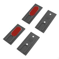 pane Locks, Rubber block, Sliding Security, Adjustable White