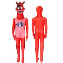 FNAF Kostiumas Vaikams Penki Naktys su Fredžiu Kombinezonas Cosplay Naktinis Bonis Fnaf Fazbear pas Fredį Anime Karnavalo Dovana Vaikams Kids 140&FNAF Cosplay red