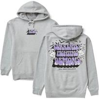 XPLR Sam and Colby Hell Week Fighting Demons HW Halloween Merch Hoodies Unisex Hooded Sweatshirt Casual Clothing L white