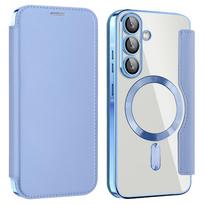 Samsung Galaxy A36 5G Flip Case, RFID Wallet MagSafe with Camera Protection, Blue