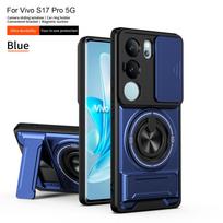 For Vivo V29 Case Vivo V29 Pro Cover Vivo V29 Pro v29 Cases Magsafe Magnetic Fold Holder Military Armor Camera Protection Cover vivo V29 black