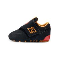 New Balance 574 Series Velcro Breathable Durable Low Top Running Shoes Baby Sneakers Black Orange CC574ZOL 18.5 black