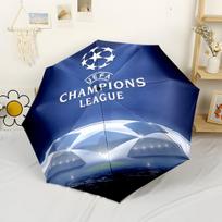 Čempionų lygos logotipas Nešiojamas automatinis skėtis Kompaktiškas ir patvarus 8 šonkaulių dizainas Patvarus kelioninis būtinas daiktas Mados mėgėjams Gimtadienio/Kalėdų dovana