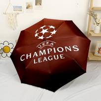 Čempionų lygos logotipas Nešiojamas automatinis skėtis Kompaktiškas ir patvarus 8 šonkaulių dizainas Patvarus kelioninis būtinas daiktas Mados mėgėjams Gimtadienio/Kalėdų dovana