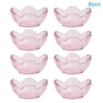 Hammer Pattern Cherry Blossom Sauce Dishes Small Plastics Seasoning Dish Sauce Bowl Ice Cream Small Dinner Plates B8 white