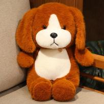 Cute cat doll plush toy beagle doll children's company soothing rag doll birthday gift 38cm（0.3kg） orange