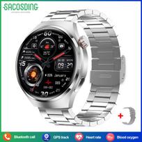 2026 WATCH 4 Pro Išmanusis laikrodis Vyrams 360*360 AMOLED Ekranas GPS Sekimas Širdies Ritmo Stebėjimas Bluetooth Skambutis IP67 Atsparus Vandeniui Išmanusis Laikrodis