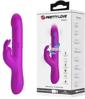 „Pretty Love“ triušio formos vibratorius G taško klitorio stimuliavimui