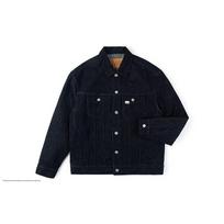 Lee X Basquiat Collaboration SS24 Comfortable Knight Denim Jacket Men jackets Light-Wash LMT006955203422898L00 M black