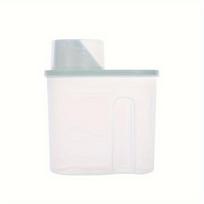 Dog Food Box Pet Food Container Cat Feeder Bucket Pet Feed Container Food Storage Barrel Measuring Cup Large Capacity Boxes white