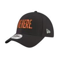 New Era NBA New York Knicks Letter Embroidery Design - Peaked Cap Unisex Couple Style Black 146294 juoda