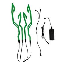 Motorcycles Helmet Light Riding Strip DIY Helmet Led Strip 4 in 1 green