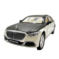 Mercedes-Maybach S680 Metalinis modelis 1:24 mastelis, juoda ir dramblio kaulo dviejų tonų gray