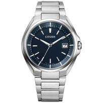 [Citizen] ATTESA CB3010-57L Eco-Drive Radio Watch, Men's, Silver/Navy