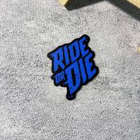 RIDE OR DIE Bicycle Decal, Waterproof MTB Frame Top Tube Sticker, Creative DIY Vinyl Decor for Mountain Bike Motorcycle S-5X4CM
