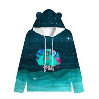 Gorilla Tag Monke Cat Ears Sweatshirts Monkey Girls Clothing Slim Fit Short Sleeve Hoodies Tops Casual Chic Anime Cute Hoodie Coat 150 rožinė