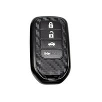 Automobilio raktų dėklas tinka Honda Accord CRV URV XRV juodos spalvos juostelėms 4 buttons black