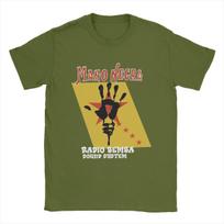 Mano Negra T-shirt vyrams 100% medvilnė Šaunūs T-shirtai Apvalia apykakle Trumpomis rankovėmis Viršutiniai drabužiai Spausdinimas L yellow