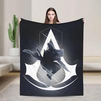 A-Assassins Creed Antklodės Flanelinė Mesti Antklodė Vasaros Oro Kondicionieriaus Dekoracija Minkšta Šilta Lovatiesė Size: 100*150cm, Weight: 280 GSM