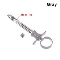 Oral Cavity Stainless Steel Aspirating Syringes With Hook-Head Sharp Head Instrument Teeth Care gray