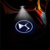 Automobilio durų LED HD projektoriaus lempa Belaidės pasitikimo šviesos Citroen Celysee C6 C3 C5 C1 C2 C4 Aircross Picasso Cactus Saxo Grand uh2 blue