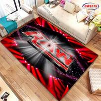 15 dydžių W WWE spausdintas kilimas Dovana imtynių mėgėjams Kilimas Miegamasis Svetainė Sofa Balkonas Daugiafunkcis Keturis sezonus Galima naudoti 40cm x 60cm white