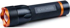 Black & Decker Juodas & Decker LATARKA TAKTYCZNA aliumininės 1W 60LUMENÓW Juodas+ DECKER