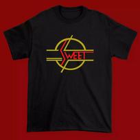 New The Sweet Band Music logo Short Sleeve Black All Size Shirt KK1454 XL black