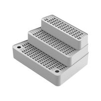 Detachable 3 Steps Cat Litter Box Ramp Adjustable Cat Footboard Filter  for Indoor šviesiai pilka spalva