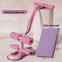 WEZHO Sit-up Assistant and Resistance Band Kit pink