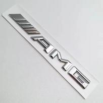 3D ABS Juodas Logotipas AMG Emblema Raidės Automobilio Bagažinės Ženklelis Mercedes Benz W204 W205 W176 W177 W212 W213 AMG Lipdukas Aksesuarai AD1 QQ27