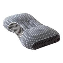 Cooling Pillow Breathable Soft Supportive Bed Pillow Neck Pain Relief Side Back Stomach S gray