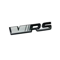 FSNK8 3D Metalinis VRS Lipdukas Automobilio Stilius Skoda VRS Octavia Elroq Fabia Rapid Superb Kodiaq Priekinės Grotelės Emblema Galinės Bagažinės Lipdukai Stickers black