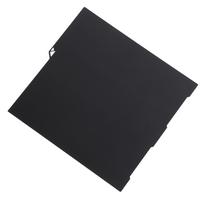 3D Printer Build Plate 256x268mm Slick PEI 3D Printer Build Plate Sheet for Kobra 3 black