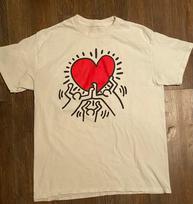 Nauja! Keith Haring marškinėliai Unisex Koncertiniai S dydžio iki 5XL MQ473 Unisex marškinėliai M beige