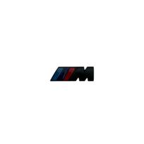 BMW M logotipas lipdukas 5/3 serijos sparnui & 1/2/4/X1/X3/X5/X6 bagažinei black