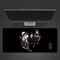 Tokio Hotel Band Mouse Pad, Large Gaming Desk Mat, Non-slip XXL Mousepad for Laptop & Tablet, Mini PC Playmat with Stitched Edges 50cmx100cm(19.6x39.4inch)