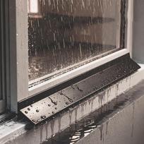 1pc 5cm/1.97in TPE Window Water Blocking Bar Sliding Window Rain Weatherstrip Home Balcony Insulation Windproof Sealing 0.5m black