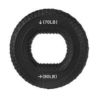 Silicone Adjustable Hand Grips 70-80LB Grip Ring Finger Forearm Trainer Carpal Expander Tire Shape Portable Fitness Equipment black