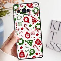 Black Soft Shell Case for Google Pixel 9a 8a 6 7 8 Pro 10 9 Pro XL 6a 7a Christmas Creative Element Design Google Pixel 9