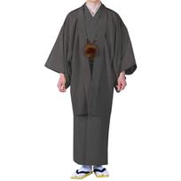 KYOETSU Kimono Haori Set Mens Awase 6 Pieces black