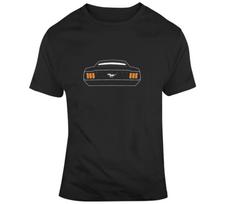 1967 Mustang Fastback Tail Lights T Shirt L gray