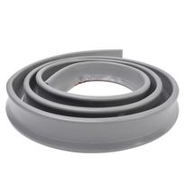 50-300 cm guminis silikoninis dušo barjeras vandens kamštis vonios kambario vandeniui atspari juostelė 5cm-grey 300cm