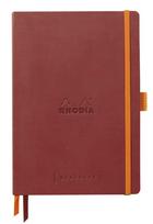 Rhodia Rhodia Rama Tikslo knyga taškuota 240 Italijos odos CF117801 Sąsiuvinys, A5, Langeliai, Puslapiai, Viršelis, Nakara, brown
