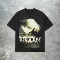 Silent Hill 2 OST T-shirt Retro Horror Game Y2K Streetwear Men Women Oversized Cotton High Street Harajuku Female Male Clothing 140 white