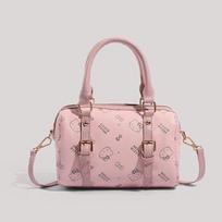 Hello Kitty Bag Boston KT Bucket Bag Pillow Bag 2025 New Handbag Kitty Cat Single Shoulder Crossbody Bag rožinė