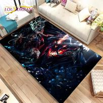 3D HD Diablo žaidimo žaidėjo animacinis kilimas, kilimėlis namų svetainei, miegamajam, sofai, prie durų dekoracija, vaikų žaidimų neslystantis grindų kilimėlis 40x60cm(15x23in) white