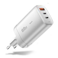 Essager 65W GaN USB Type C įkroviklis nešiojamam kompiuteriui PPS 45W 25W greitas įkrovimas, skirtas Samsung QC3.0 PD3.0, skirtas IPhone14 13 Pro telefono įkrovikliams EU balta